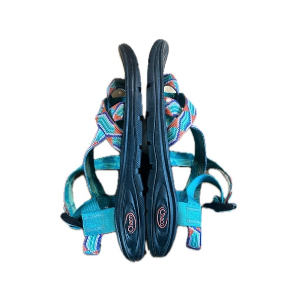 Chaco Z/Volv 2 Sport Sandal Candy Mint Green Purple Orange Women’s 8 - Picture 2 of 5